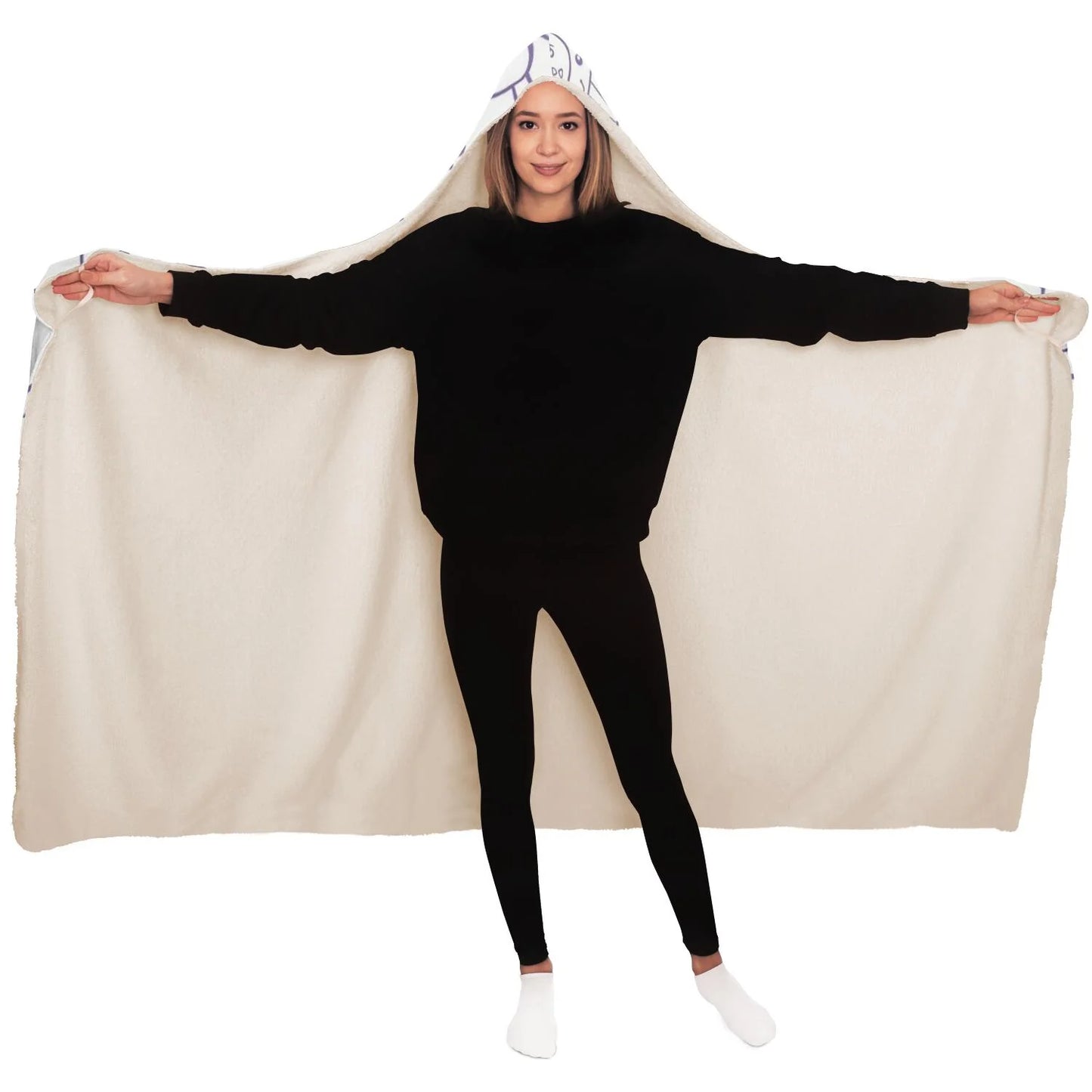 Cakes and Cats Hooded Blanket